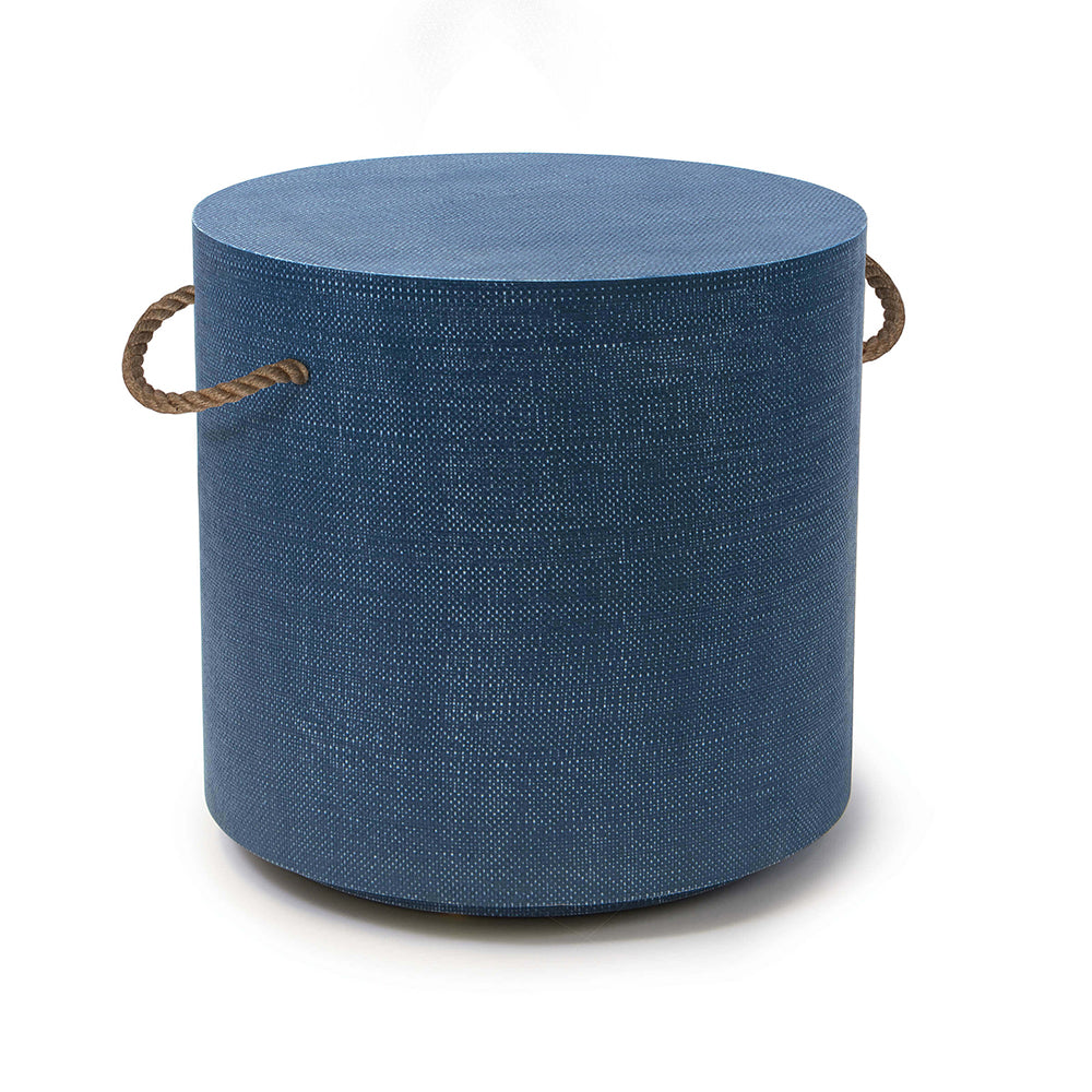 Regina Andrew Resin Weave Round End Table – Indigo