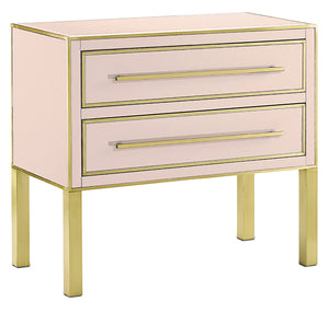 Currey and Company Arden Pink Chest