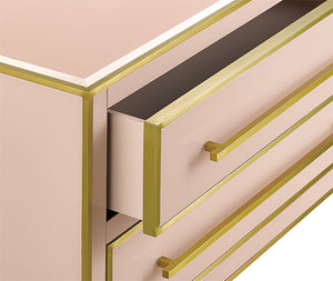 Currey and Company Arden Pink Chest