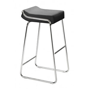 Wedge Barstool Black (Set of 2) - Black