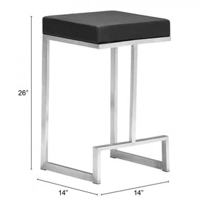 Darwen Counter Stool Black (Set of 2) - Black