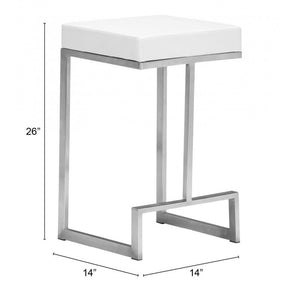 Darwen Counter Stool White (Set of 2) - White