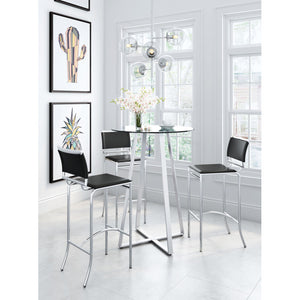 Lemon Drop Bar Table Chrome - Chrome