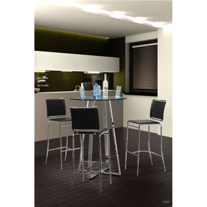 Soar Bar Chair Black (Set of 2) - Black
