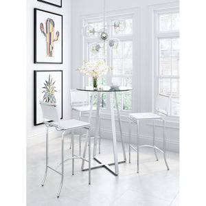 Lemon Drop Bar Table Chrome - Chrome