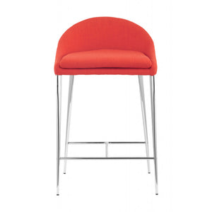 Reykjavik Counter Chair Tangerine (Set of 2) - Tangerine