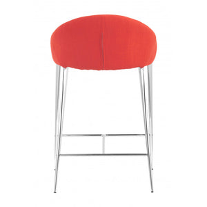 Reykjavik Counter Chair Tangerine (Set of 2) - Tangerine