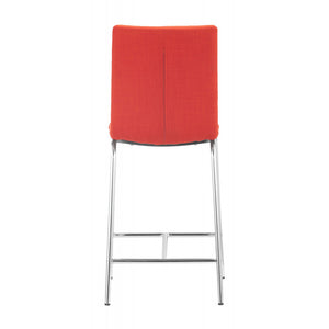 Uppsala Counter Chair Tangerine (Set of 2) - Tangerine