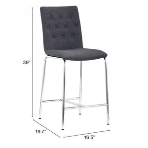 Uppsala Counter Chair Graphite (Set of 2) - Graphite
