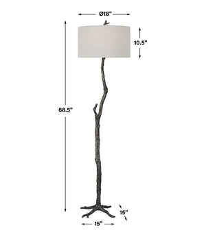 Spruce Rustic Floor Lamp