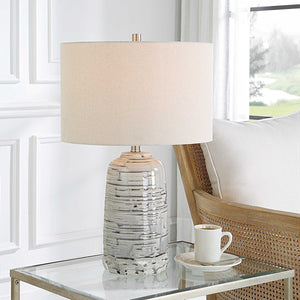 Cyclone Ivory Table Lamp