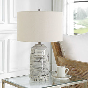 Cyclone Ivory Table Lamp