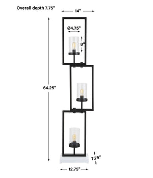Cielo Black Floor Lamp