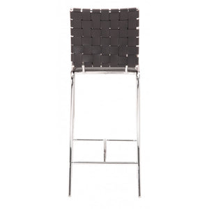 Criss Cross Counter Chair Black (Set of 2) - Black