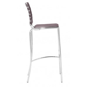 Criss Cross Barstool Espresso (Set of 2) - Espresso