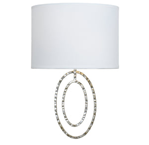 Layla 2 Light Antique Silver Sconce