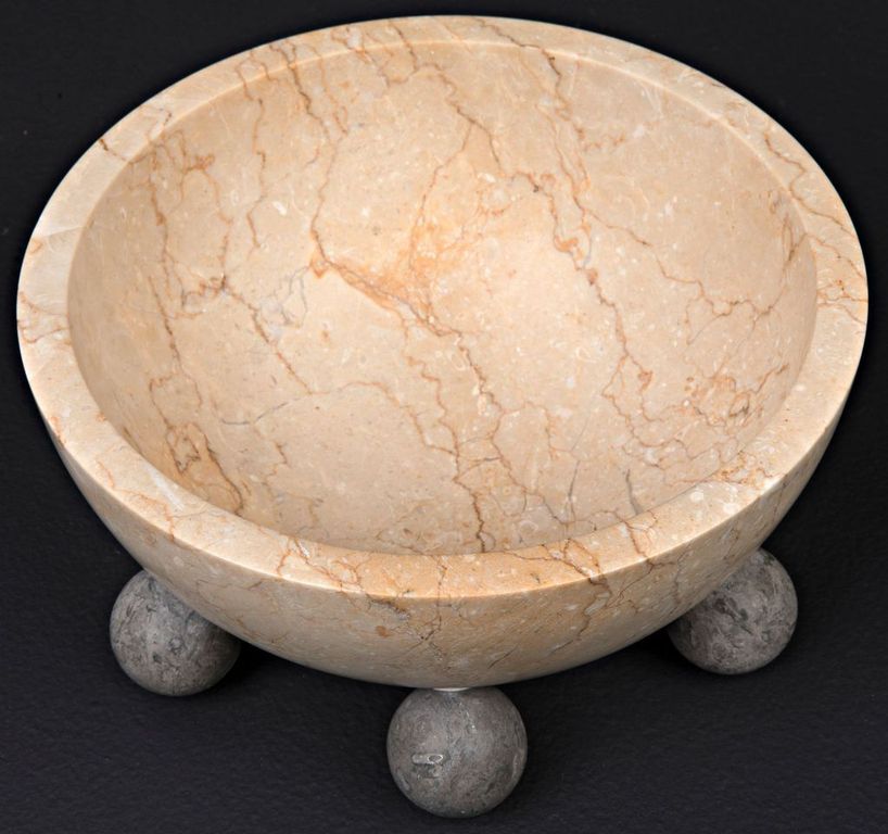 Bala Bowl - White Marble