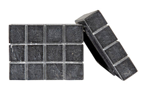 Berlin Box Set of 2, Black Marble