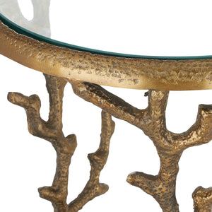 Coral Accent Table