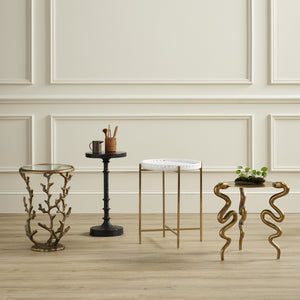 Currey & Company Gallo Bronze Accent Table