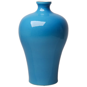 Large Meiping Ceramic Vase  – French Turquoise