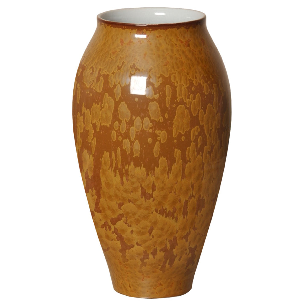 Tall Porcelain Flair Vase  – Crystal Bronze