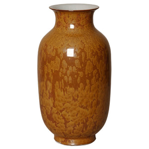 Porcelain Lantern Vase  – Crystal Bronze