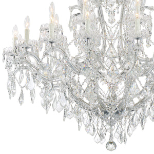 Maria Theresa 25 Light Spectra Crystal Chrome Chandelier