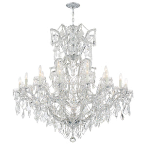 Maria Theresa 25 Light Spectra Crystal Chrome Chandelier