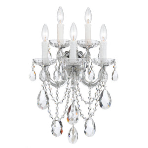 Maria Theresa 25 Light Hand Cut Crystal Gold Chandelier