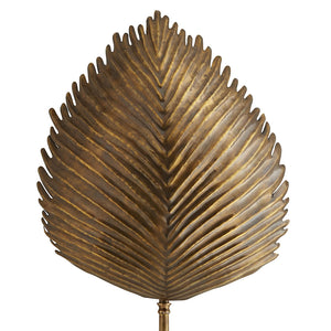 Arteriors Myrtle Tropical Leaf Sconce – Antique Brass