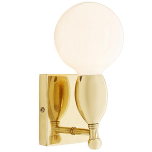 Arteriors Norma Small Curvy Sconce – Polished Brass*