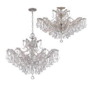 Maria Theresa 6 Light Spectra Crystal Chrome Chandelier
