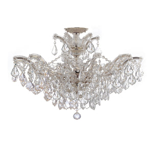 Maria Theresa 6 Light Spectra Crystal Chrome Semi Flush