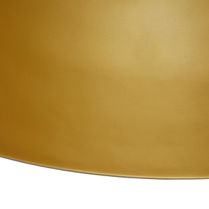 Arteriors Pascal Oversized Dome Pendant – Eggshell White & Gold