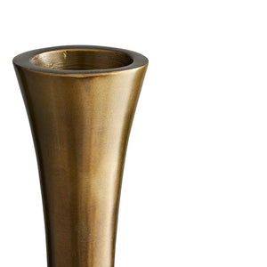 Arteriors Ryan Slim Neck Aluminum Vase – Antique Brass