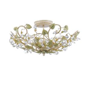 Josie 5 Light Champagne Green Tea Ceiling Mount
