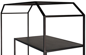 Marquise Bookcase  Black Metal