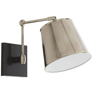 Arteriors Watson Articulated Arm Sconce – Vintage Silver