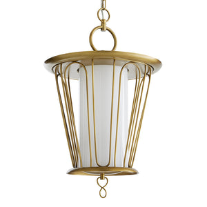 Arteriors Narnia Lantern Pendant with Opal Glass Diffuser