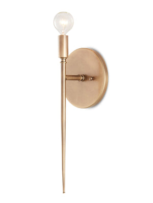 Bel Canto Brass Wall Sconce - Antique Brass