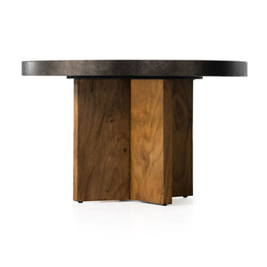 POKER TABLE-NATURAL BROWN GUANACASTE