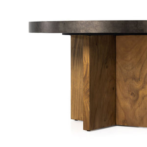 POKER TABLE-NATURAL BROWN GUANACASTE