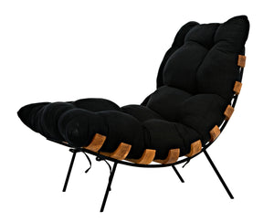 Hanzo Chair with Metal Legs, Teak
