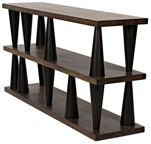 Mood Console - Ebony and Dark Walnut