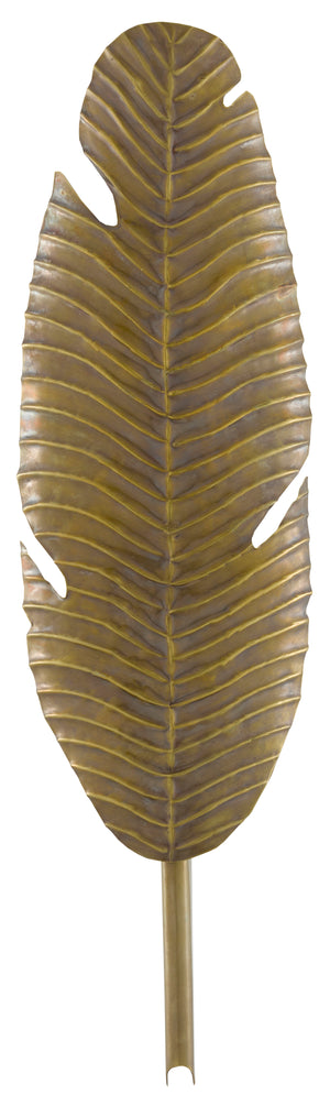 Currey and Company Tropical Leaf Wall Sconce