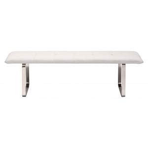 Cartierville Bench White - White