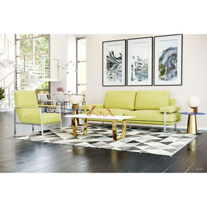 Atlas Coffee Table  - Stone & Gold