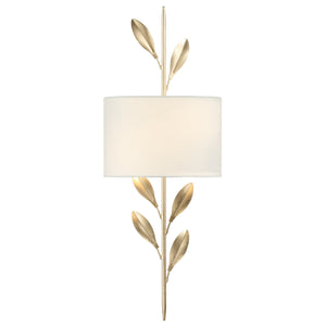 Broche 2 Light Antique Gold Sconce