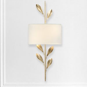 Broche 2 Light Antique Gold Sconce